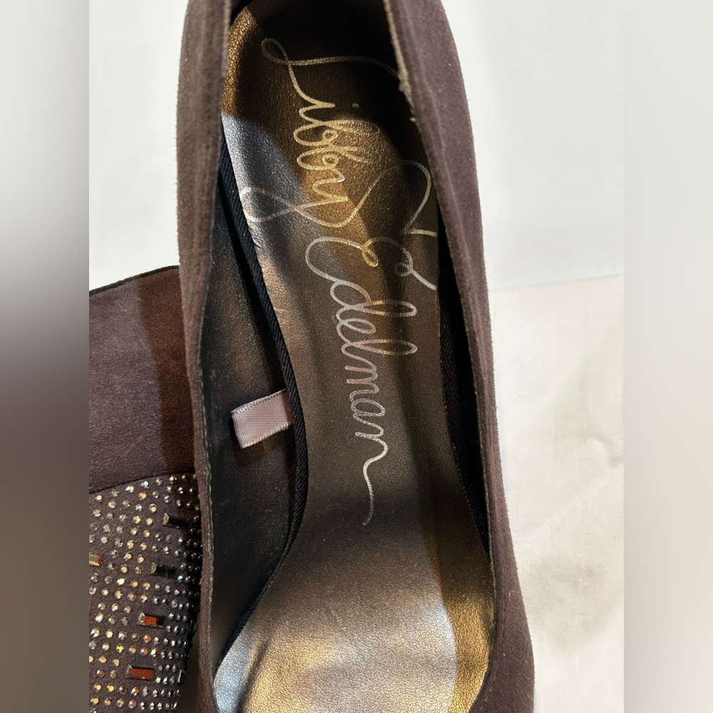 Libby Edelman gray suede-size 8.5